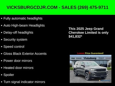 2025 Jeep Grand Cherokee GRAND CHEROKEE LIMITED 4X4
