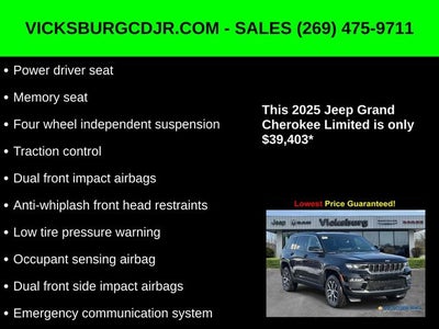 2025 Jeep Grand Cherokee GRAND CHEROKEE LIMITED 4X4