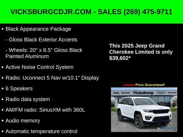 2025 Jeep Grand Cherokee GRAND CHEROKEE LIMITED 4X4