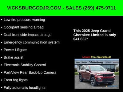 2025 Jeep Grand Cherokee GRAND CHEROKEE LIMITED 4X4