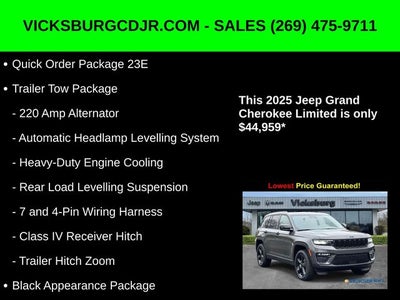 2025 Jeep Grand Cherokee GRAND CHEROKEE LIMITED 4X4