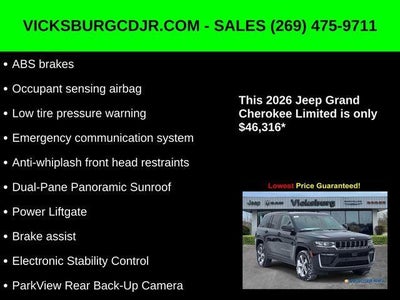 2026 Jeep Grand Cherokee GRAND CHEROKEE LIMITED 4X4