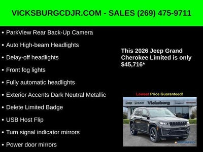 2026 Jeep Grand Cherokee GRAND CHEROKEE LIMITED 4X4