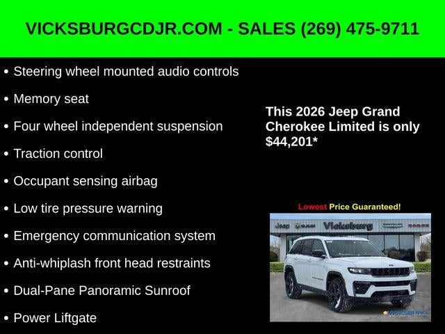 2026 Jeep Grand Cherokee GRAND CHEROKEE LIMITED 4X4