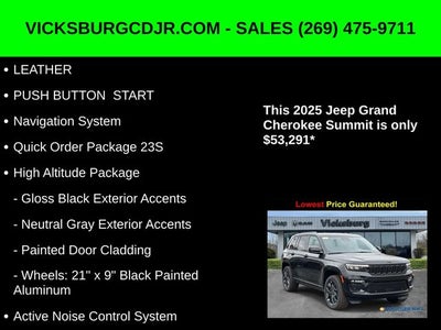 2025 Jeep Grand Cherokee GRAND CHEROKEE SUMMIT 4X4