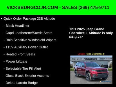 2025 Jeep Grand Cherokee GRAND CHEROKEE L ALTITUDE 4X4