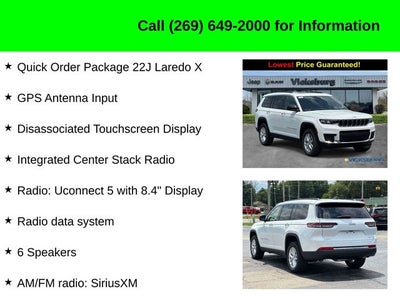 2026 Jeep Grand Cherokee GRAND CHEROKEE L LAREDO X 4X4