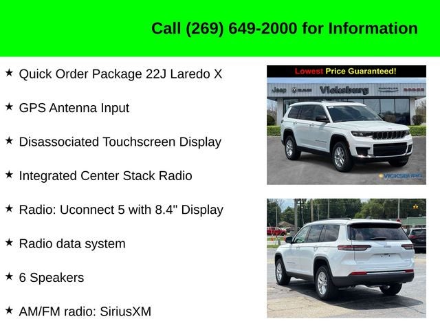 2026 Jeep Grand Cherokee GRAND CHEROKEE L LAREDO X 4X4