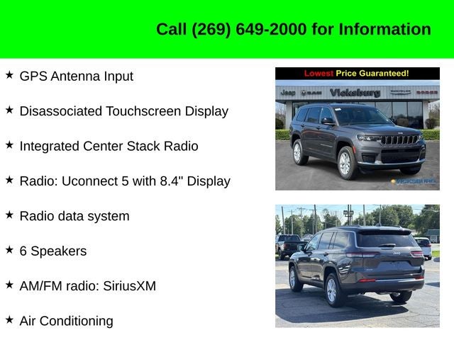 2026 Jeep Grand Cherokee GRAND CHEROKEE L LAREDO X 4X4