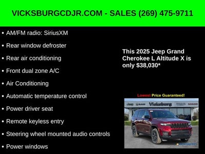 2025 Jeep Grand Cherokee GRAND CHEROKEE L ALTITUDE X 4X4
