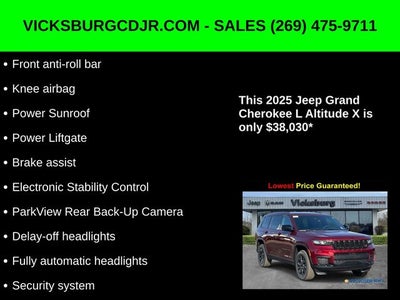 2025 Jeep Grand Cherokee GRAND CHEROKEE L ALTITUDE X 4X4