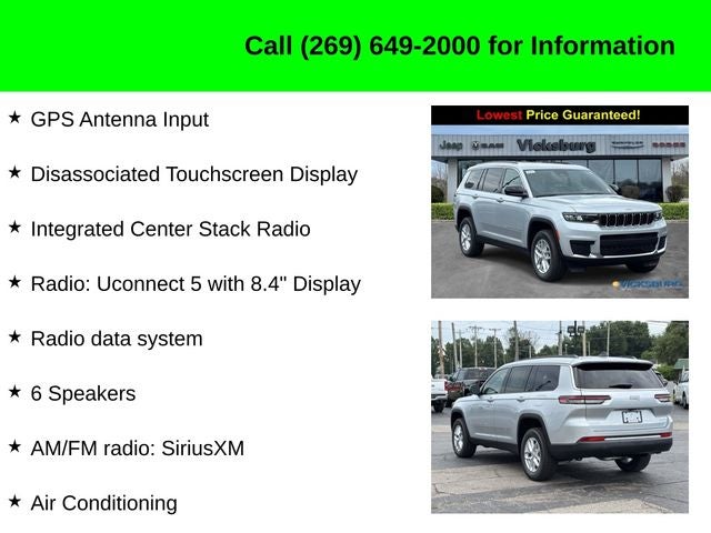 2026 Jeep Grand Cherokee GRAND CHEROKEE L LAREDO X 4X4