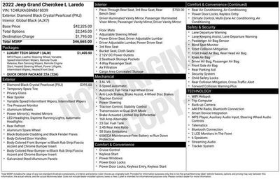 2022 Jeep Grand Cherokee L Laredo 4x4