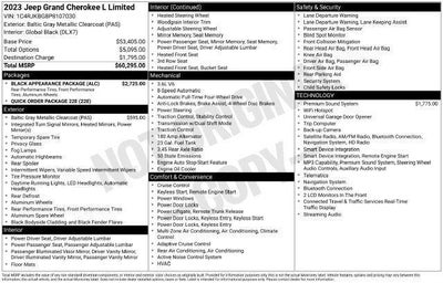 2023 Jeep Grand Cherokee L Limited 4x4