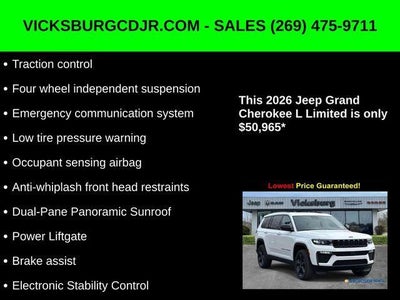 2026 Jeep Grand Cherokee GRAND CHEROKEE L LIMITED 4X4