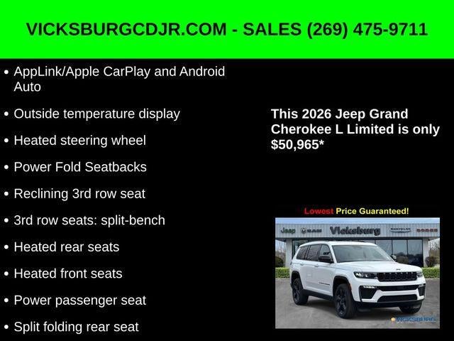 2026 Jeep Grand Cherokee GRAND CHEROKEE L LIMITED 4X4