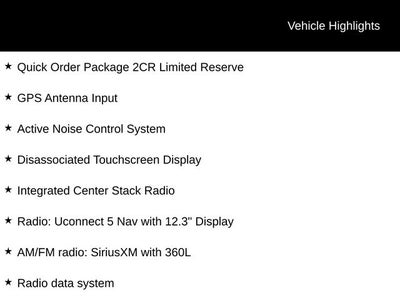 2026 Jeep Grand Cherokee GRAND CHEROKEE L LIMITED RESERVE 4X4