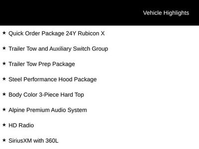 2026 Jeep Wrangler WRANGLER 4-DOOR RUBICON X