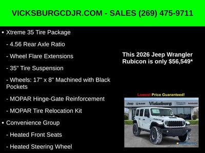 2026 Jeep Wrangler WRANGLER 4-DOOR RUBICON