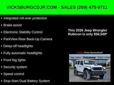 2026 Jeep Wrangler WRANGLER 4-DOOR RUBICON