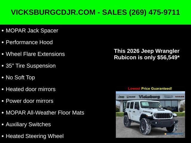 2026 Jeep Wrangler WRANGLER 4-DOOR RUBICON