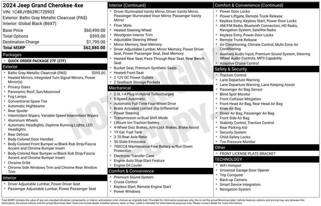 2024 Jeep Grand Cherokee 4xe 4xe