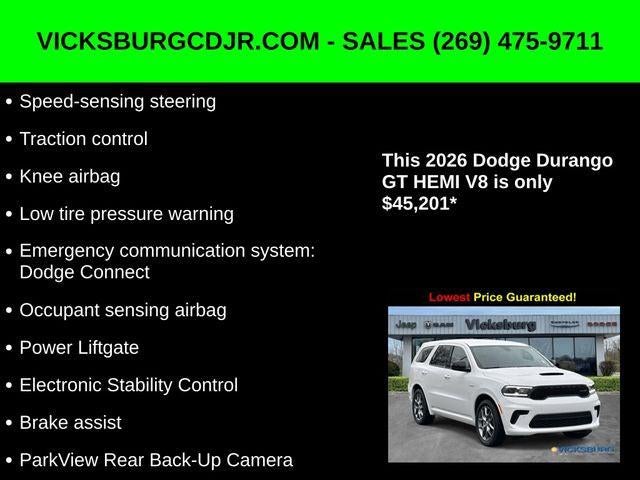 2026 Dodge Durango DURANGO GT AWD HEMI V8