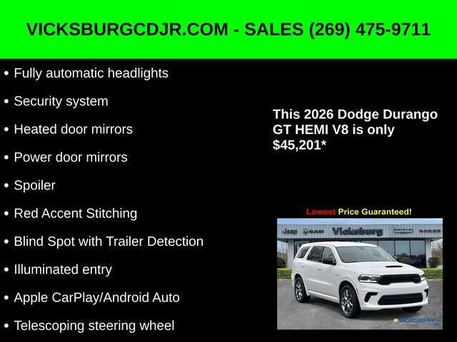 2026 Dodge Durango DURANGO GT AWD HEMI V8
