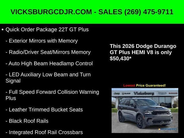 2026 Dodge Durango DURANGO GT PLUS AWD HEMI V8