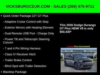 2026 Dodge Durango DURANGO GT PLUS AWD HEMI V8
