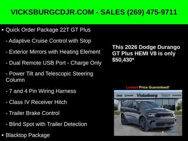 2026 Dodge Durango DURANGO GT PLUS AWD HEMI V8