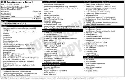 2023 Jeep Wagoneer L Series II 4x4