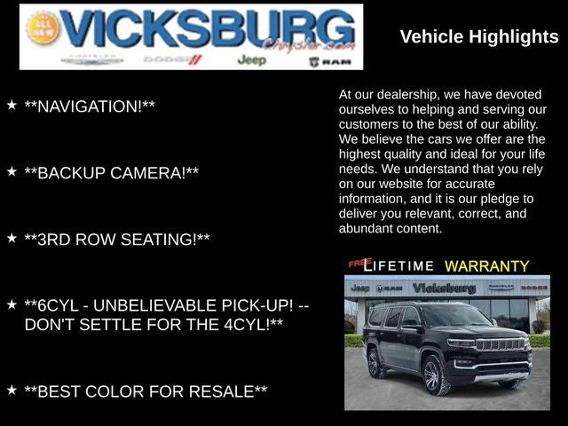 2024 Jeep Grand Wagoneer L 4x4