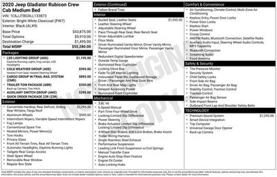 2020 Jeep Gladiator Rubicon