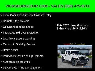 2026 Jeep Gladiator GLADIATOR SAHARA 4X4