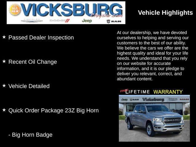 2022 RAM 1500 Big Horn Crew Cab 4x4 5'7' Box