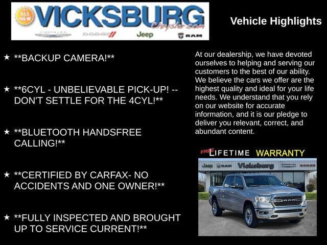 2022 RAM 1500 Big Horn Crew Cab 4x4 5'7' Box