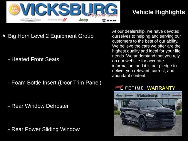 2019 RAM 1500 Big Horn/Lone Star Crew Cab 4x4 5'7' Box