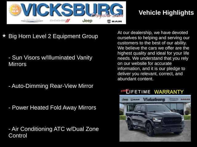 2019 RAM 1500 Big Horn/Lone Star Crew Cab 4x4 5'7' Box