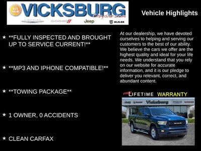 2023 RAM 1500 Big Horn Crew Cab 4x4 5'7' Box