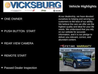2023 RAM 1500 Big Horn Crew Cab 4x4 5'7' Box