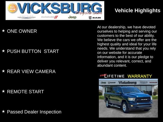2023 RAM 1500 Big Horn Crew Cab 4x4 5'7' Box