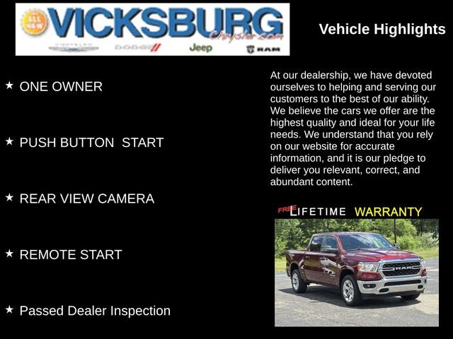 2023 RAM 1500 Big Horn Crew Cab 4x4 5'7' Box