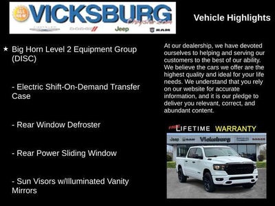 2023 RAM 1500 Big Horn Crew Cab 4x4 5'7' Box