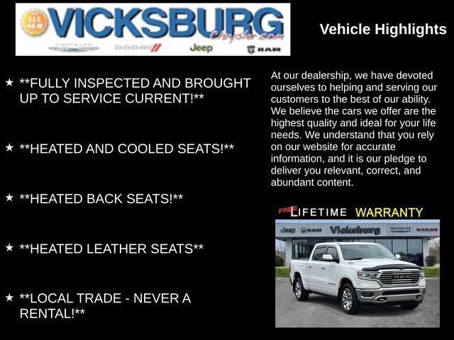 2021 RAM 1500 Limited Longhorn Crew Cab 4x4 5'7' Box