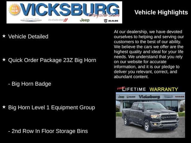 2022 RAM 1500 Big Horn Crew Cab 4x4 6'4' Box