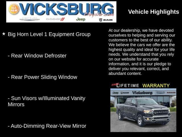 2022 RAM 1500 Big Horn Crew Cab 4x4 6'4' Box