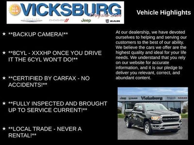 2020 RAM 1500 Big Horn Quad Cab 4x4 6'4' Box
