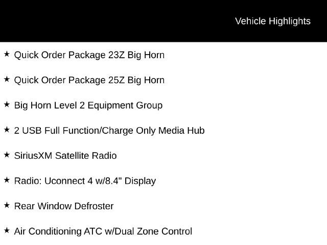 2020 RAM 1500 Big Horn Quad Cab 4x4 6'4' Box