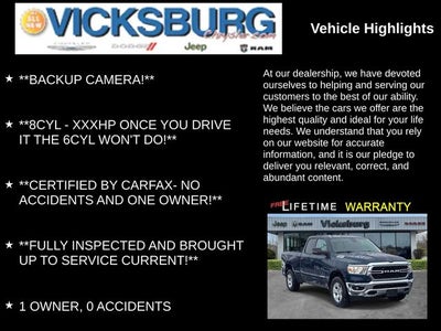 2023 RAM 1500 Big Horn Quad Cab 4x4 6'4' Box